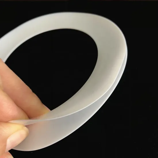신소재 고 / 저온 저항 확장 소프트 PTFE 플라스틱 가스켓